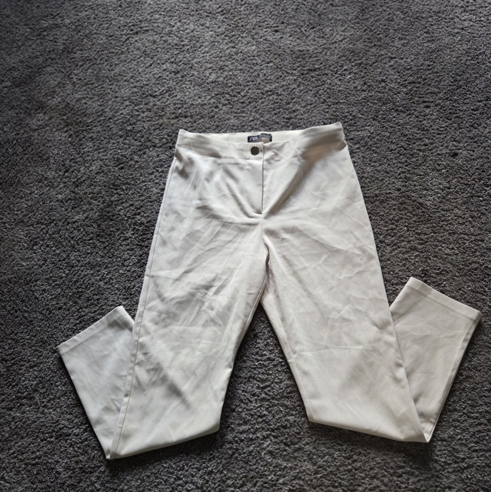 Zara Women's Cream Jeggings